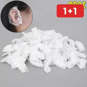 염색 귀 보호 비닐 커버 탈색 헤어 귀 안전 일회용