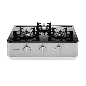 린나이 3구 가스레인지 RTR-W3202 / 원터치 자동점화 / 자동조절불꽃스마트 센서 / 택배발송