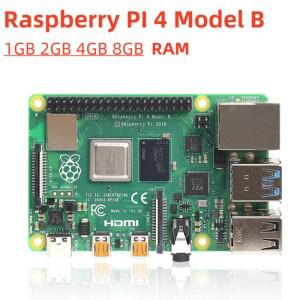 Raspberry Pi 4 모델 B 4B RAM 1GB 2GB 8GB 코어 1.5Ghz 4K 고해상도 듀얼 디스플레이 Bluetooth 5.0  원본