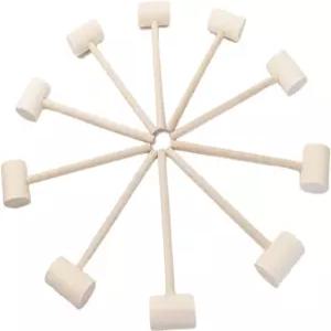 오토피 20피스 나무 게 랍스터 해산물 망치 초콜릿용 깨질 수 있는 하트