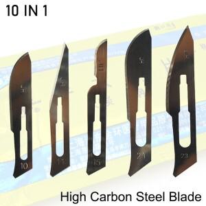 탄소강 외과용 메스 칼날 산업용 또는 연습용 동물 10 11 15 20 21 23개