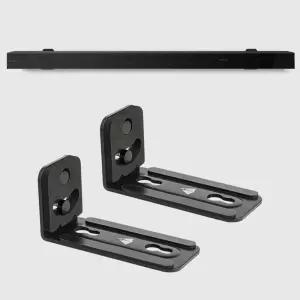 타공형 슬림형 벽걸이 거치대 사운드바 브라켓홈시어터 음향악세서리 스피커 사운드 브라 브라캣