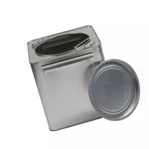 페인트 빈통 14L 깡통 사각 철캔 사이 희석 캠핑화로대 덜어쓰는 공캔