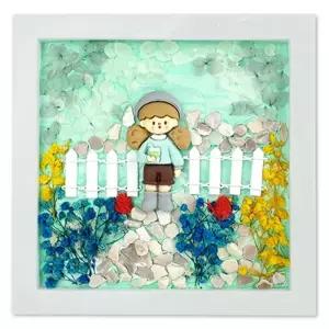 칼라크림 입체액자 울타리 꽃3D만들기 컬러만들기 풀세트 DIY 키즈 어린이만들기 만들기 만들기키트 재료