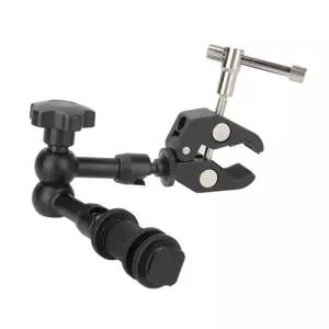 LED 플래쉬 라이트 거치 매직 암 클램프 DSLR 카메라고정 삼각대 래시