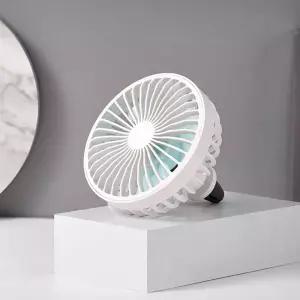 LED조명 차량용 선풍기-송풍구거치형(화이트) 3단조절서큘레이터 용에어 써이터 헤드레스 용써 자동팬 카팬