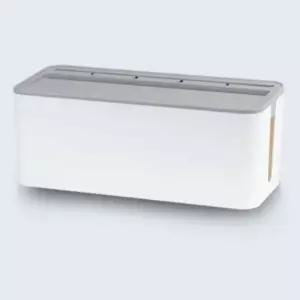 멀티탭 정리함 중형 콘센트 보관함가리개 커버 선정리 케이스 수납함 박스 전선 전기