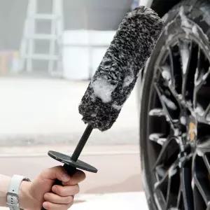자동차 타이어 세차 휠 브러쉬 배기통 러시 솔 C19 세차도구 청소 세척 러쉬