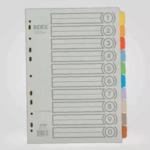 대흥 바인더 인덱스 종이 A4 10분류 파일 클립보드 인덱스내지 5세트