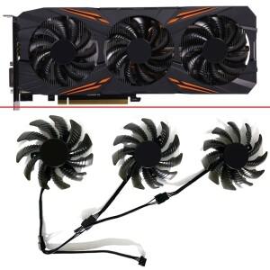 78MM 4핀 T 128010 SU PLD08010S12HH GTX1080 GPU 팬(기가바이트 AORUS 1070 G1 GTX 960 980Ti)