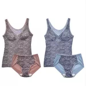 [오노마] ONM 쿨샵 호피패턴 인견 부직포 노와이어 브라런닝 팬티 (S8433001)