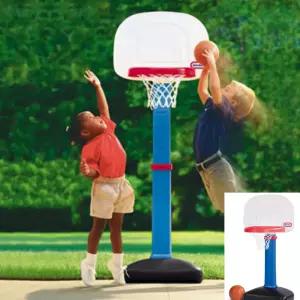 6단계 높이조절 농구대 아기공놀이 걸이식농구대