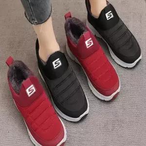 [오노마] ONM 여성 겨울 털신발 방한화 털슬립온 털운동화 털조깅화 (S12075811)