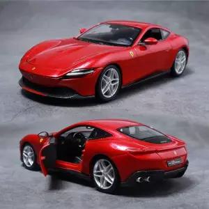 [브라고] 1:24 페라리 로마 레드 다이캐스트 모형자동차 미니카 자동차장난감