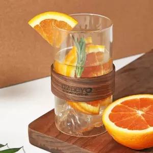 TDY 우드홀더 마운틴 내열유리 노블컵L