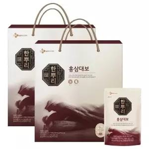 CJ 한뿌리 홍삼대보 24입 펼침X2개/명절선물/설날선물세트