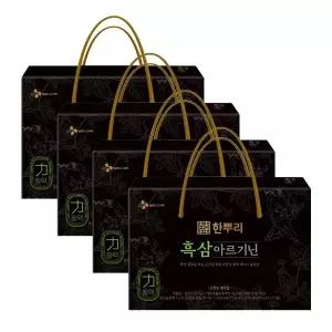 CJ 한뿌리 흑삼아르기닌병 10입X4개/명절선물세트/설날선물세트
