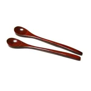 고품질 홈카페 옻칠 롱티스푼 디저트스푼 2P 커피막대 우드 (WFGTTK8)