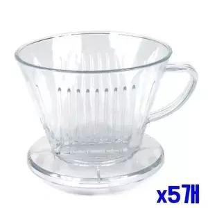 고품질 드립퍼 핸드드립용품 커피 x5개 용품 핸드드립 핸드드립기구 (WFGU2TR)