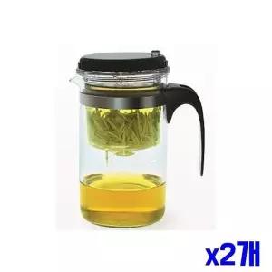 유리 유리티포트 x2개 세트 티포트 허브 500ml 녹차 (WFGTXFA)