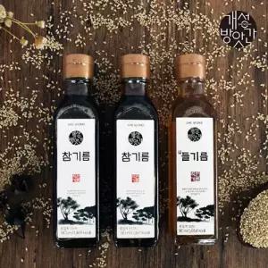 [개성방앗간] 기름 선물세트 3종 A(참기름2+들기름)