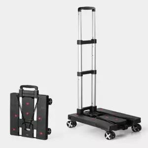 멀티폴딩카트 접이식 이동식 4륜 4바퀴 가벼운 수례 폴딩 카트 핸드카트 손수레 장바구니