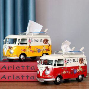 인테리어 각티슈 케이스 소품 예쁜 갑티슈 상자 통 특이한 자동차 트럭 휴지 티슈 보관함