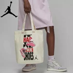 [나이키]나이키 조던 화이트 에코백 숄더백