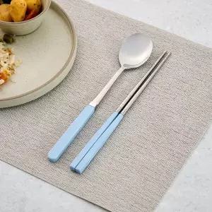 [모던하우스] 프리미엄 컬러핸들 수저세트 스카이