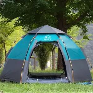텐트 블루 원터치 4인용 3 그늘막 오토 (WFHJKS9)