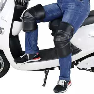 레더리 방한 무릎워머 오토바이 보온 보호대 바이크 (WFHJKD4)