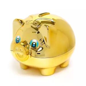 골드 잔돈저금통 돼지저금통 대 큐티 올금장 (WFHJLKJ)