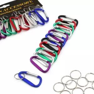 캠핑 등산용고리 카라비너 미니 12p세트 (WFHJDSO)