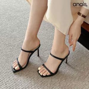 [하프클럽/]스퀘어토 하이힐 뮬슬리퍼힐 10cm_25S355