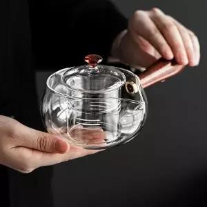 고품질 마실 유리다관 350ml 차포트 내열유리 (WFHJE1H)