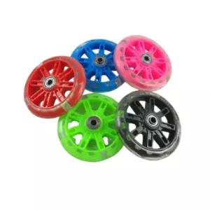 자전거 LED 보조 바퀴 무소음 아동 주니어 12cm 컬러 범용 호환