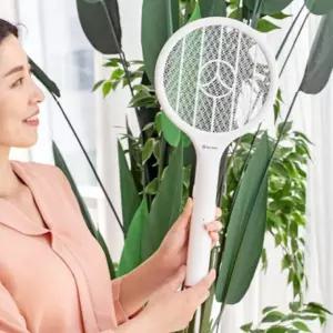 모기퇴치기 전기 파리채 야간 충전 캠핑 유인램프