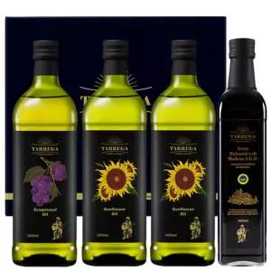 포도씨유 1L 해바라기씨유 2병 발사믹식초 4P 선물세트