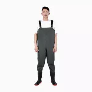 방수 해루 웨이더 일체형 장비 전신 작업복 멜빵 (WFFWSPN)