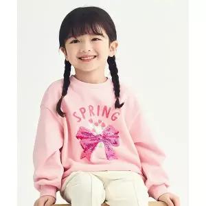 매장정품 탑텐 TOPTEN KIDS 여아) 라이트 테리 더블시퀸 스웨트셔츠_MKF1TR2102 MKF1TR2102 515161
