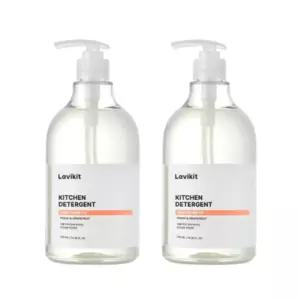 라비킷 아기 젖병 세정제 주방세제 과일세척 750ml X2