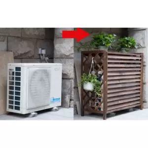 실외기 우드 커버 우드커버 야외 부식 열차단 덮개 길이