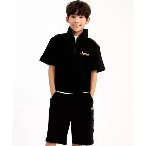 매장정품 JEEP 지프 JEEPKIDS 엠로고 반넥 썸머 셋업_BK KP5TSU170BK_KP5TPU970BK 836074