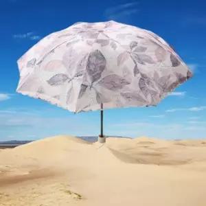 [하프클럽/]퍼플 트렌드 올 고급형 나뭇잎 양산 양산 여름 예쁜