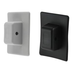 1개 카약 텐트 베이스 풍선 보트 고정 (고무 뗏목  요트  및 낚시 보트용) 검정/회색