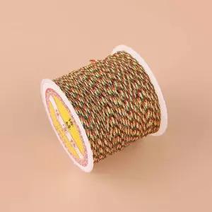 매듭 황금 오색실 매듭팔찌재료 매듭공예 꼬임실