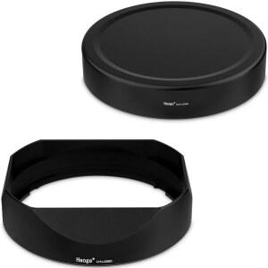 [미국배송] 파나소닉 루믹스 S용 하우지 스퀘어 메탈 렌즈 후드 20-60MM F3.5-5.6 렌즈 캡 키트 S-R2060 베이오넷 쉐이드 액세서리 포함