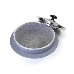 곱돌솥 머그 냄비 뚜껑 14cm 전통 가마솥밥 고소한 누룽지 돌솥조리기 (WFJ4IOK)