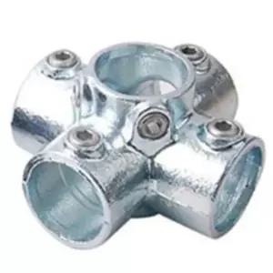 파이프 고정 클램프 실버 각파이프 연결 고정장치 조정형 (WFJ4IPT)