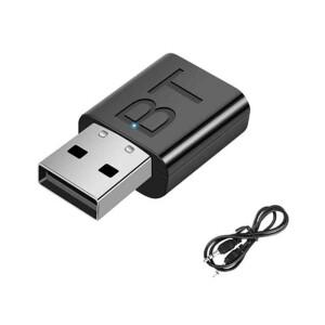 USB Bluetooth 호환 5.0 송신기 수신기 스테레오 RCA 3.5mm AUX TV PC 헤드폰 홈 자동차 HIFI 오디오